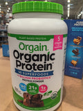 Orgain Organic Plant-Based Protein Powder – 21g Protein, 50 Superfoods